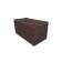Puff with a lid and weighting, 800 × 400 × 420 mm, Vital velor, Java color