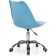 Computer chair Kolin Metal/Eco -leather/Plastic, Chrome/Blue 49x56x78 cm