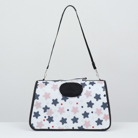 Bag - carrying for animals "stars", size m, 40 x 21 x 27 cm-1