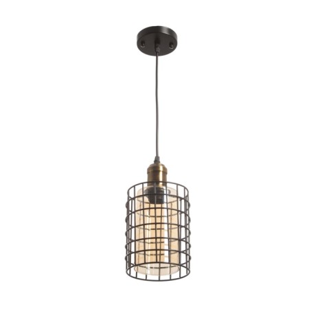 Lamp "Rick" 1x40W E27 bronze/black 14x14x25 (125) cm