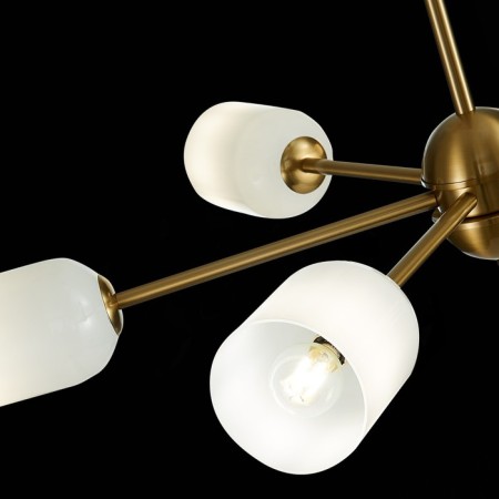 Ceiling Ceiling ST LUCE. SL1180.202.06. Treviso. 6x40 W, E14, 100x100x65 cm, golden color-9