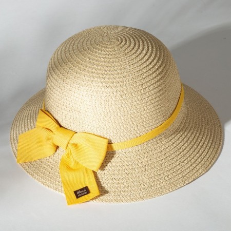 Hat for the girl Minaku, col. Beige, river 54-2