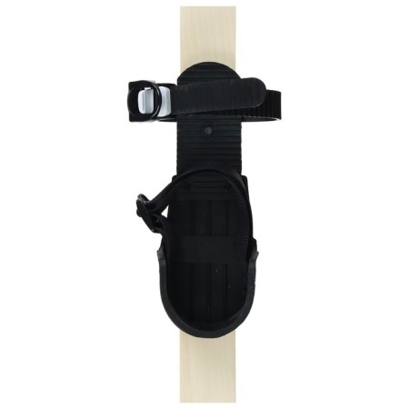 Ski kit, 110 cm, with mounts with a rubber heel and sticks 80 cm long-1