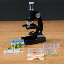 Microscope, increase in an increase of 450x, 200x, 100x