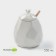 Porcelain capacity for honey with a spoon Bellatenero "Bee", 550 ml, white color