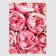 Polyethylene package with a trim “Piono”, pink, 30x40 cm, 50 μm