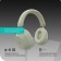 Headphones More Choice HW55, wireless, invoices, microphone, BT V5.3, 200 mAh, white