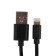 PERO DC -03 Lightning cable - USB, 2.4 A, 2m, black