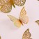 Set for decorating "Butterflies", 12 pieces, holography, color gold