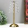 Berte table lamp LED USB AKB gold 13x13x29 cm Risalux
