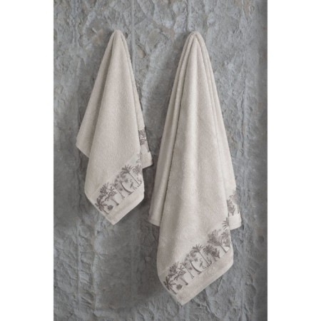 Arya Home Palm towel, 550 gr, size 70x140 cm, powder color-1