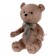 Soft toy "Bear Eddie with a bow", beige-gray color, 30 cm