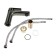 Zein Z3769 sink mixer, single -leaf, pour height 10.5 cm, graphite
