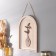Hooks decorative wood "Veska in a vase" 2.5x16x23.5 cm