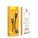 Hoco X89, Type-C cable-Type-C, 60W, 3 A, 1 m, woven wire, black