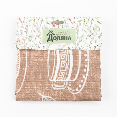 Apron "Dolyana" Cup of TeA 60x65cm, 100% cotton, 164 g/m2-6