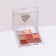 Palette of eyelid shadows with glitter 9 colors