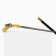 Souvenir product cane with a dagger, 36cm blade, spider hilt