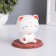 Plastic pendulum from the solar battery "cat manki-naeko sleeping" 10x10x10.3 cm