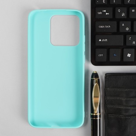 Pero cover, for Xiaomi Redmi 10a, silicone, turquoise-1