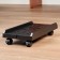 System unit stand on wheels, 20/30 - 45 cm, metal, plastic, black