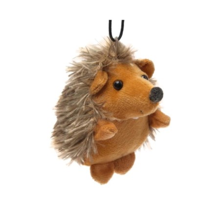 Suspension on a mirror, hedgehog, height 9 cm, lace 19 cm, mix