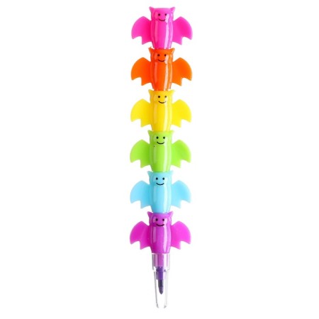 Wax pencil "Bat", set of 6 colors-1
