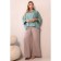 Female blouse, size 50, green color