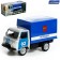 Metal machine "UAZ 452. Police", inertia, 1:43