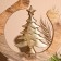Interior souvenir in the wooden ring "Christmas tree" 33x8x34 cm