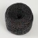 Knitted yarn "Ribbon" with Lurex 85m/170 ± 5 g (black, lurex: rainbow)