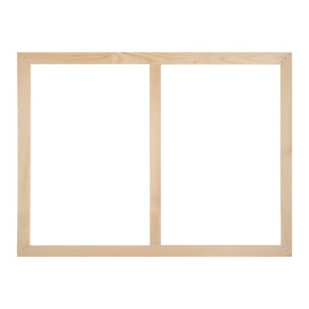 Piece for Calligrata canvas, 1.8 x 60 x 80 cm, frame width 36 mm, pine-1