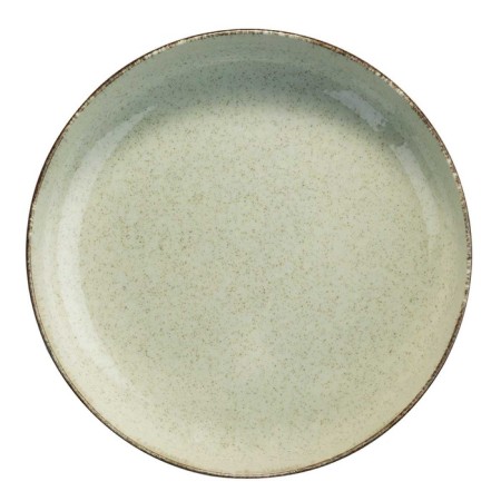 Deep plate Kutahya Porselen Pearl Mood, green color