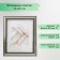 Photo frame Plastic "Mira" 20x25 cm silver (plastic screen)