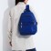 A backpack on a zipper, Medvedkovo, 3 external pockets, blue color
