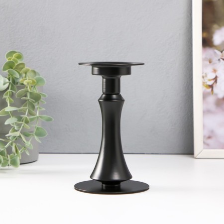 Summary metal per 1 candle d = up to 5 cm "Emil" black 9x9x16.5 cm-1