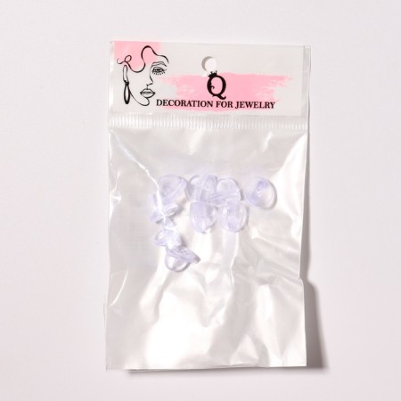 A plug for the icon, d = 1.1 cm, (set 10 pcs.), The color is transparent-3