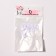 A plug for the icon, d = 1.1 cm, (set 10 pcs.), The color is transparent