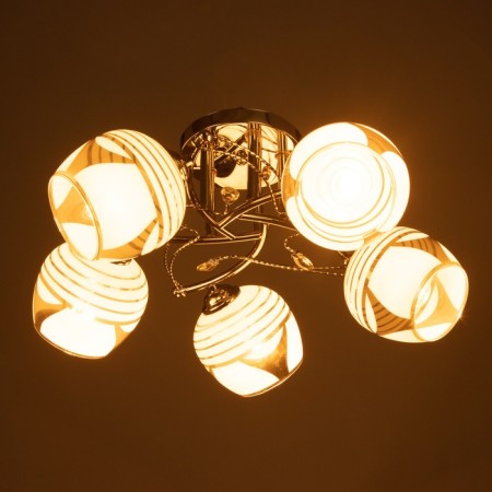 Buffy chandelier 5x40W E27 Chrome Model: 2751100-2