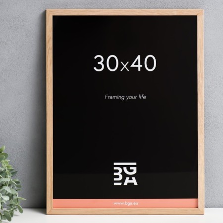 Photo frame from oak "Rock" 30x40 cm-1