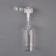 Board with pomp, 300 ml, white/transparent color