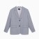 Women's jacket with a cut on the back of MIST size XS-S, color gray color