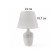 Table lamp "Strict lines" 1x40W E27 white/gray 25x25x40cm