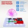 Designer electronic "luminous tree", 7 parts
