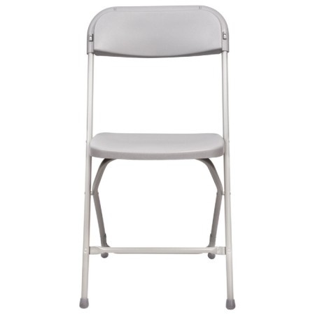 Folding Brabix "Golf CF-002", gray frame, gray plastic-1