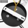 Mirra chandelier 3x60W E27 Black 56x56x30 cm.