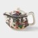 Keramic teapot with a metallic sieve "Conversation", 350 ml