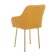 Liberty chair, velor mustard/gold