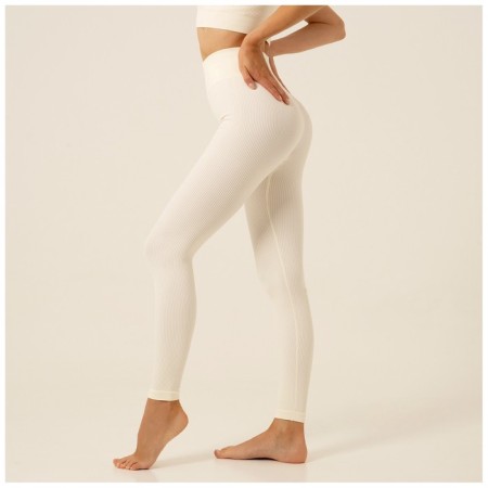 Sports legins, size l, milk color