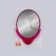 Desktop mirror - suspended, mirror surface 12.5 × 16.5 cm, color mix
